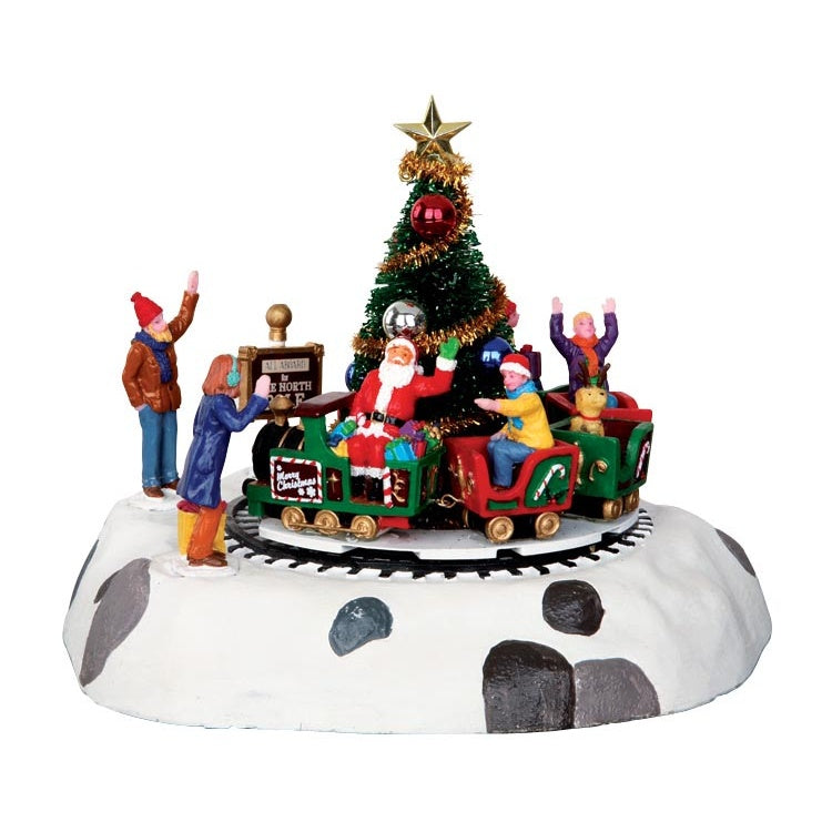 LEMAX Santa's Kiddie Train, Battery Operated (4.5V) #34631
